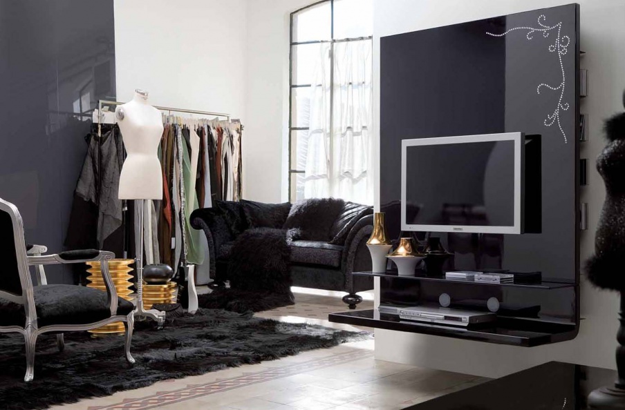 Module for TV solid wood Vanity Look, Moda