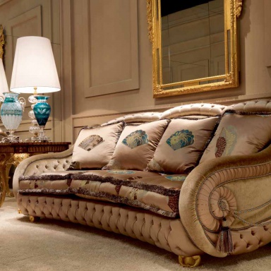 Three-seater sofa Sintesi