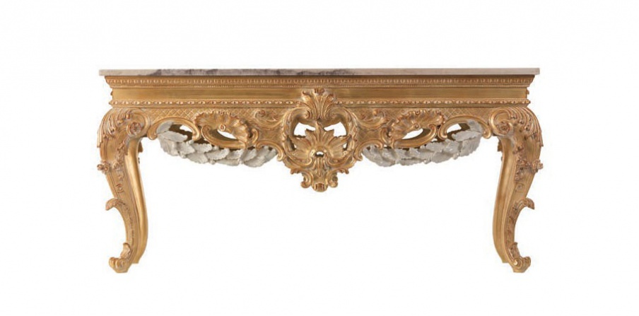 The console is natural wood Jumbo Collection