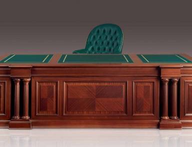 Writing table made of solid wood, Imperial, Elledue