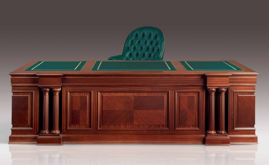 Writing table made of solid wood Kingdom, Elledue