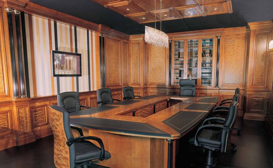 Conference table solid wood Kingdom, Elledue