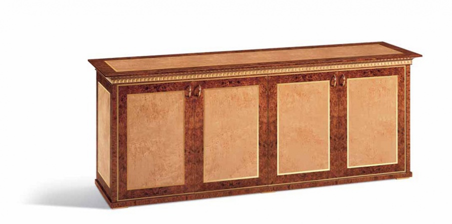 The low Cabinet solid elm Myron, Elledue