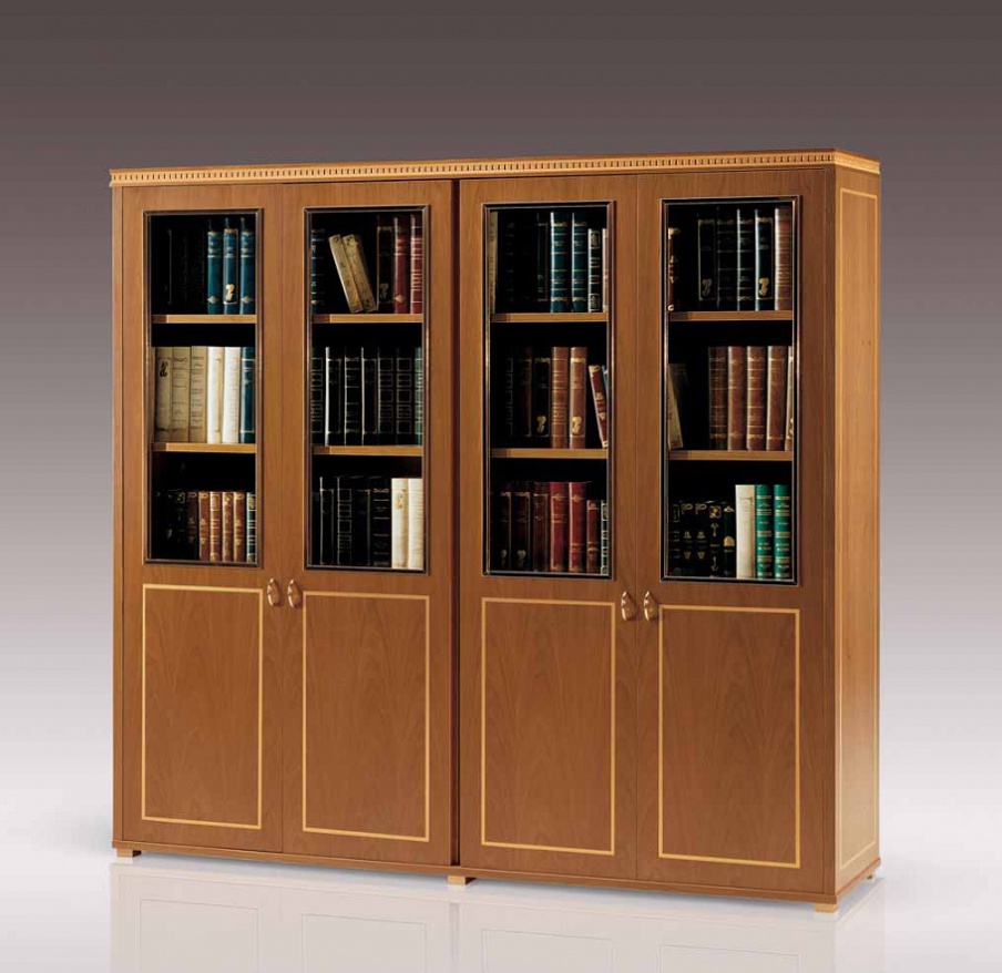 Showcase solid wood Namur, Elledue