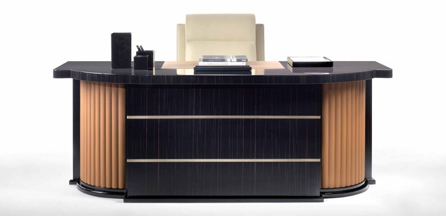 Writing table made of solid wood Queenelizabeth, Elledue