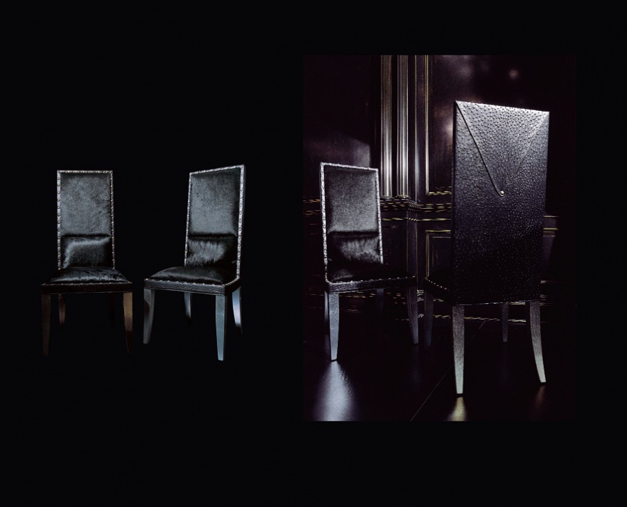 Chair with high back Orpheo, Elledue