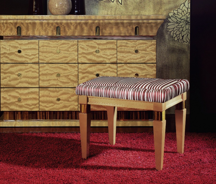 Bench made of solid wood Orpheo, Elledue