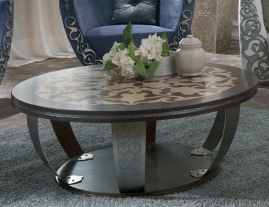 Coffee table metal frame Saraya, Elledue