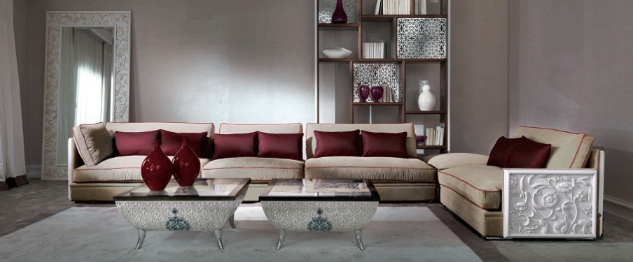Living room (sofa set) in a modern style Saraya, Elledue