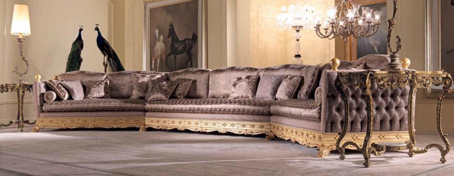 Corner sofa in fabric, Jumbo Collection