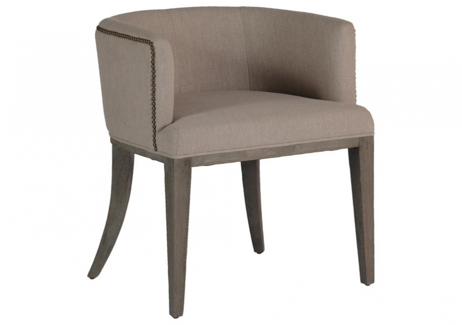 Armchair upholstered Barrel Braden, Gabby