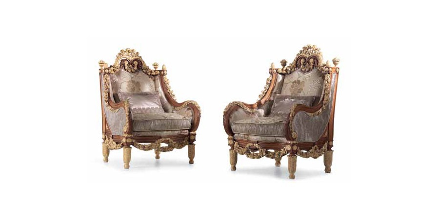 Armchair in fabric, Jumbo Collection