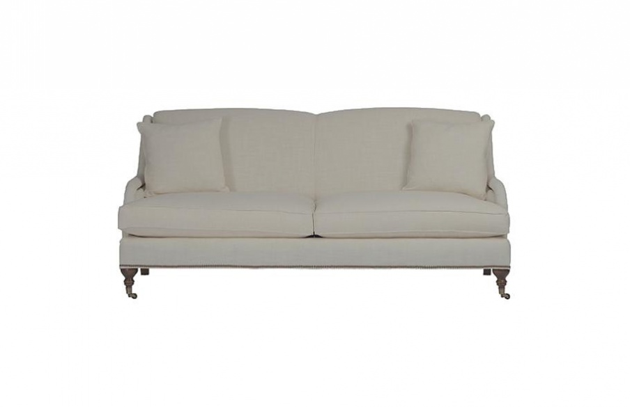 Two-seater sofa upholstered Charleston, Gabby