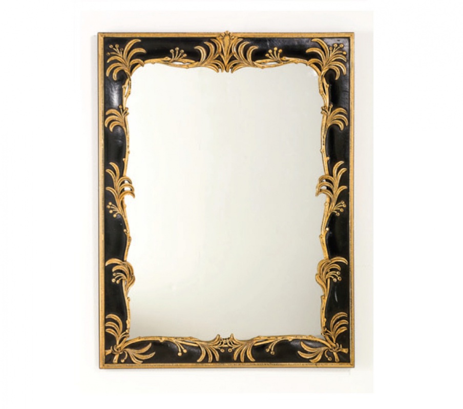 Rectangular mirror with lacquered frame, Chelini