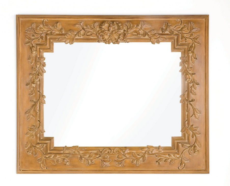 Wall mirror in wooden frame, Chelini