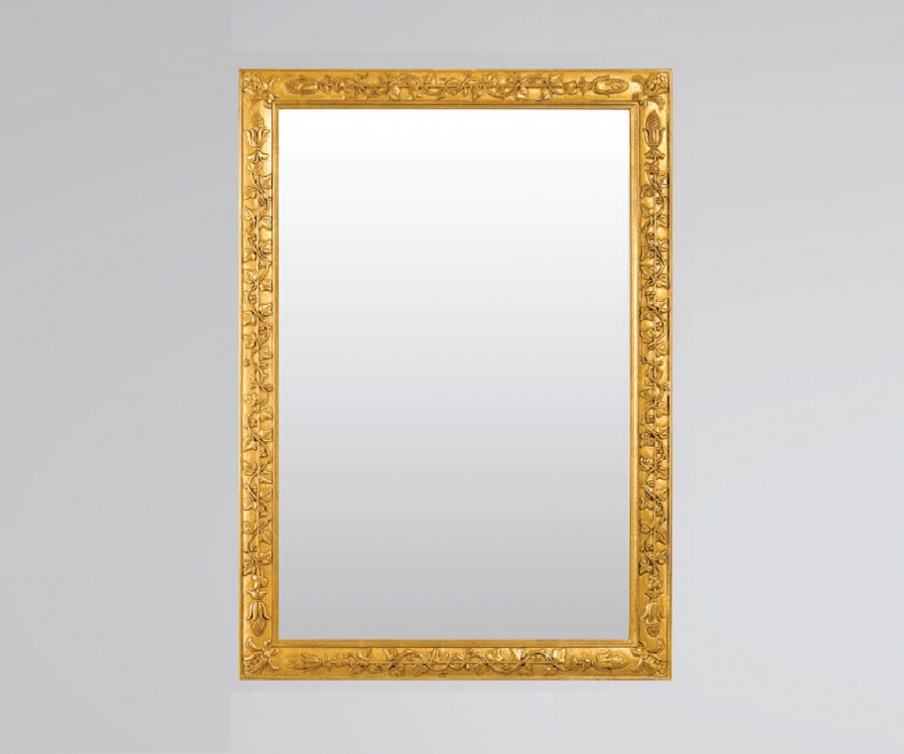 Rectangular mirror made of solid wood, Chelini