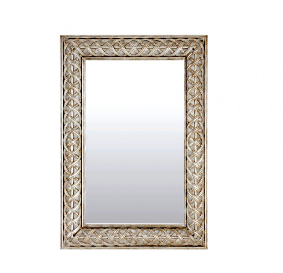 Rectangular mirror made of solid wood, Chelini