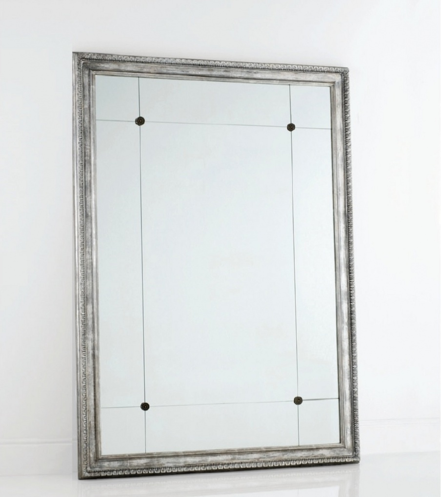 Rectangular mirror made of solid wood, Chelini