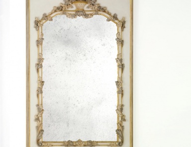 Rectangular mirror made of solid wood, Chelini