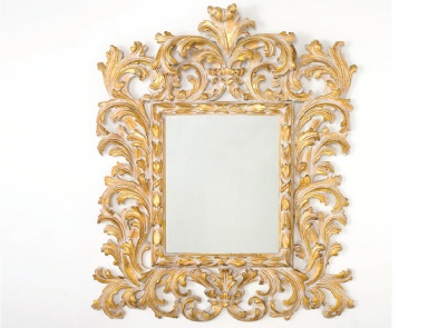 The mirror wall made of solid wood, Chelini