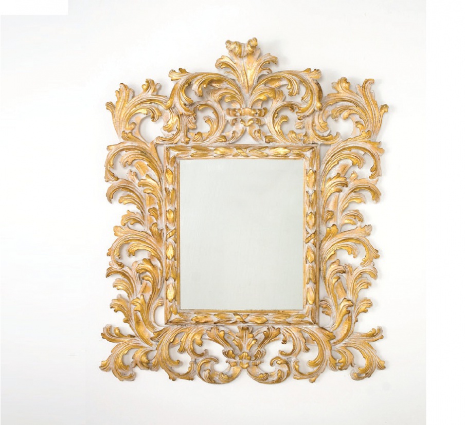 The mirror wall made of solid wood, Chelini