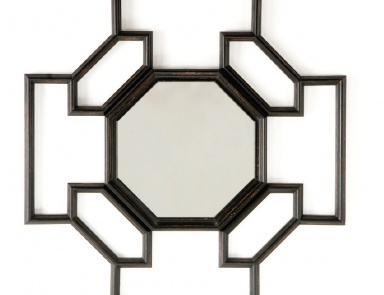 The mirror wall made of solid wood, Chelini