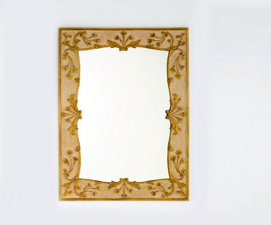 The mirror wall made of solid wood, Chelini