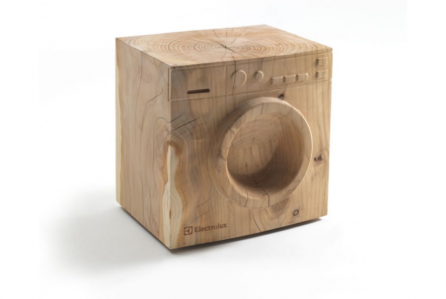 Poof the washer from wood, Riva 1920