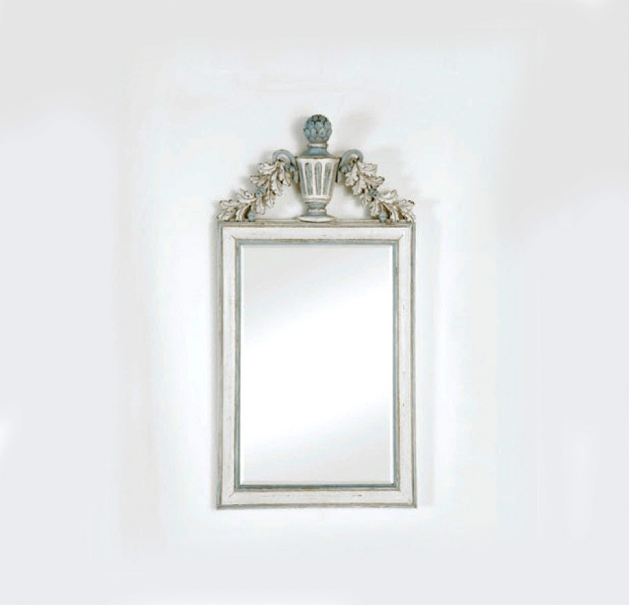 Rectangular mirror with wooden frame, Chelini