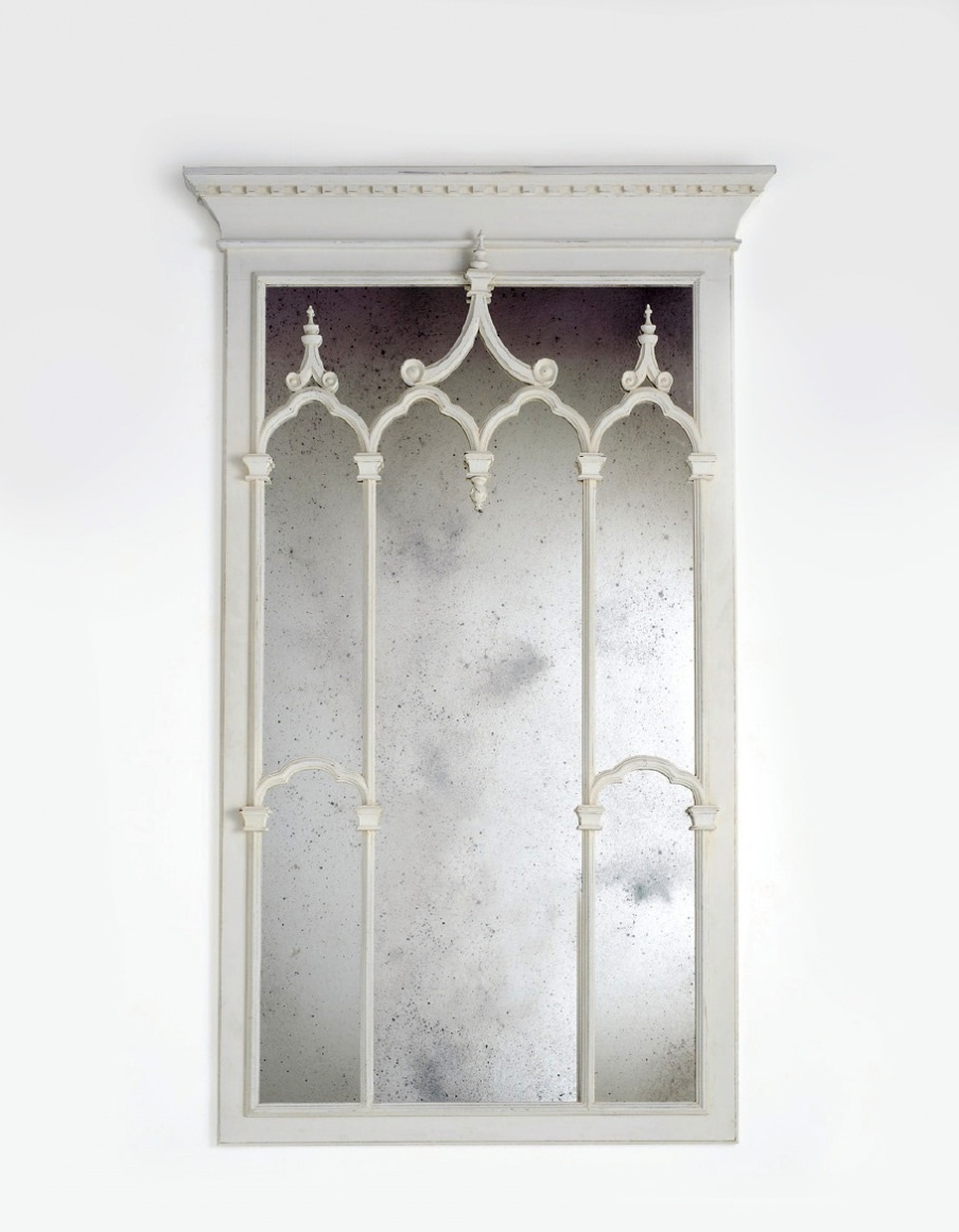 Wall mirror with wooden frame, Chelini