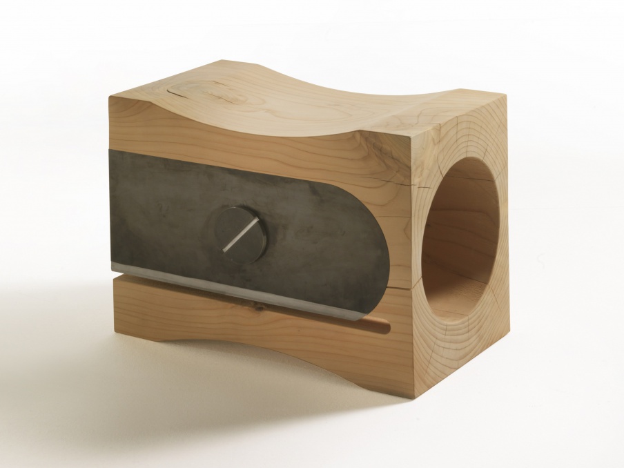 Poof solid cedar Temperino, Riva 1920