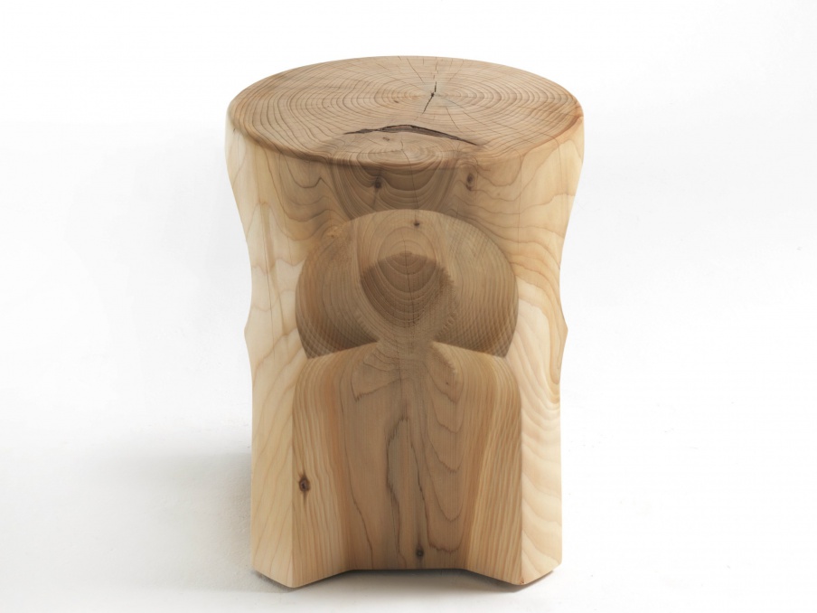 Poof solid cedar Moresco, Riva 1920