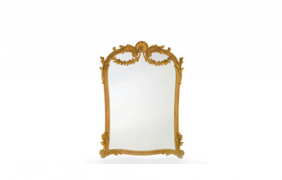 Wall mirror with wooden frame, Chelini