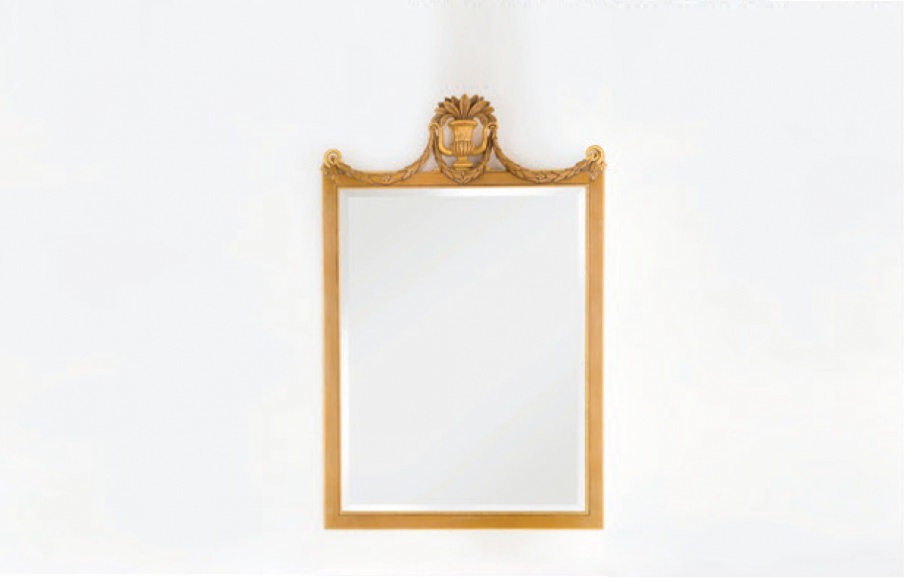 Wall mirror with wooden frame, Chelini
