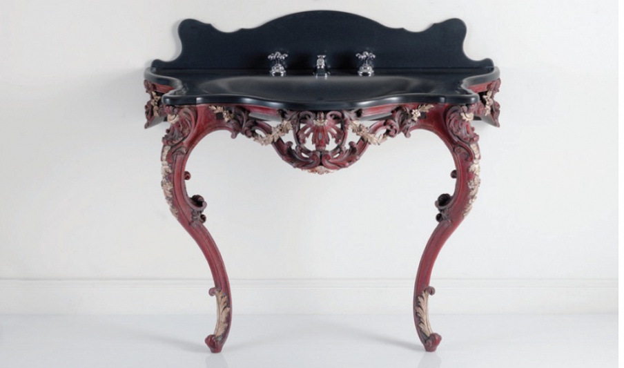 Console for bathroom solid wood, Chelini