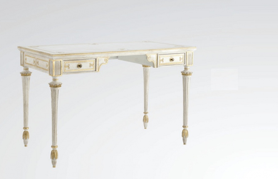 Writing table made of solid wood, Chelini