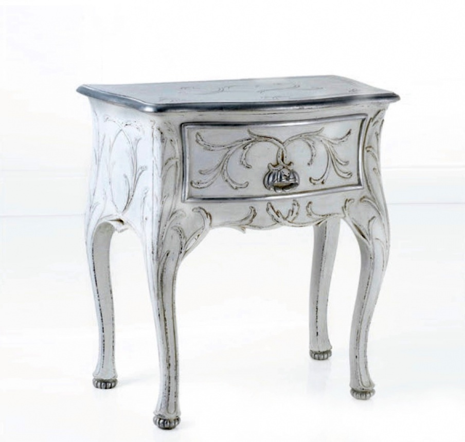 Bedside Cabinet on figured legs, Chelini