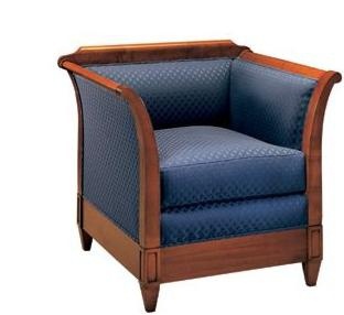 A chair on a frame of wood Poltrona "direttorio" style, Morelato