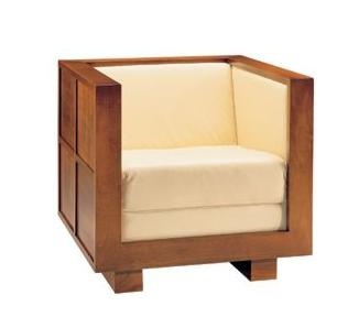 Armchair with wooden frame upholstered Poltrona 900 Schacchi, Morelato