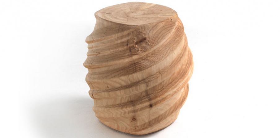 Stool with round seat J+i Gururi, Riva 1920