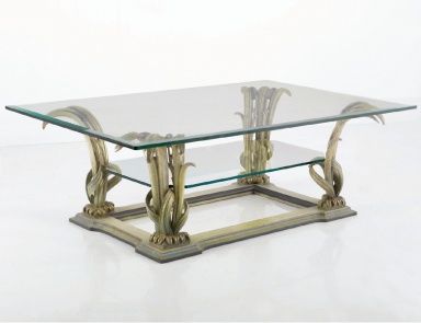 Coffee table with glass top, Chelini