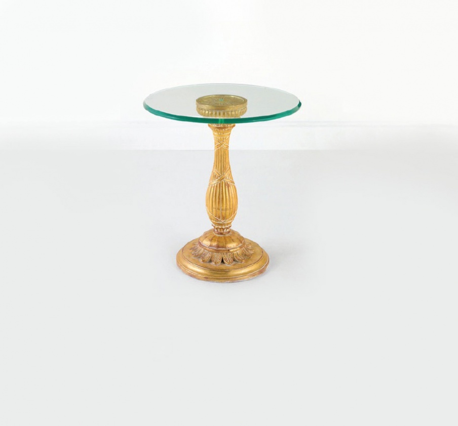 Coffee table with glass top, Chelini