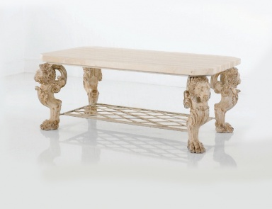 Coffee table solid wood in the Empire style, Chelini