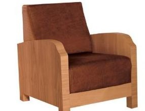 A chair on a frame of wood Poltrona Zero, Morelato