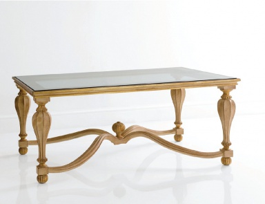 Coffee table with glass top, Chelini
