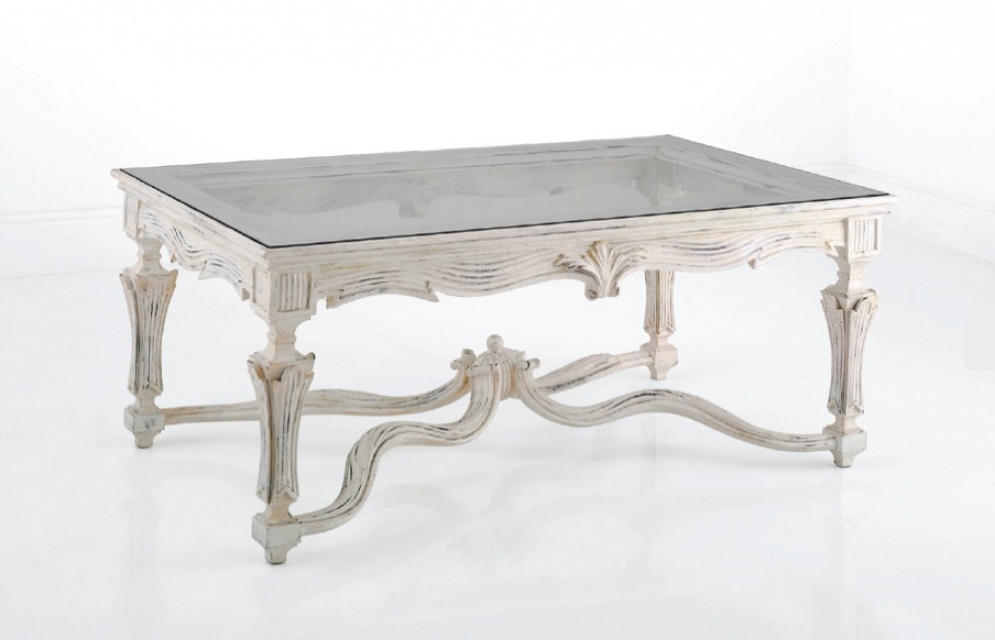 Coffee table with top waves, Chelini