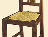 A chair with curved legs, DOLFI