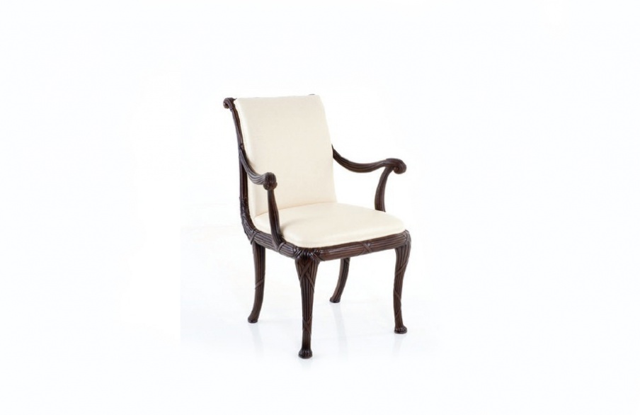 Chair in solid wood lacquered, Chelini