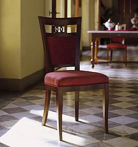 Chair with upholstery, DOLFI