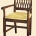 Chair with armrests